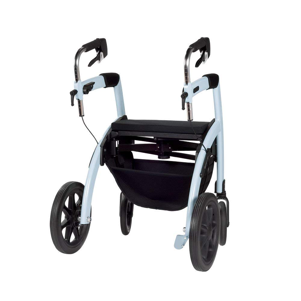 Rollz motion rollator en rolstoel - Ice blue (demo model nieuw in doos)