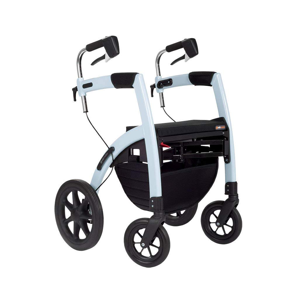 Rollz motion rollator en rolstoel - Ice blue (demo model nieuw in doos)