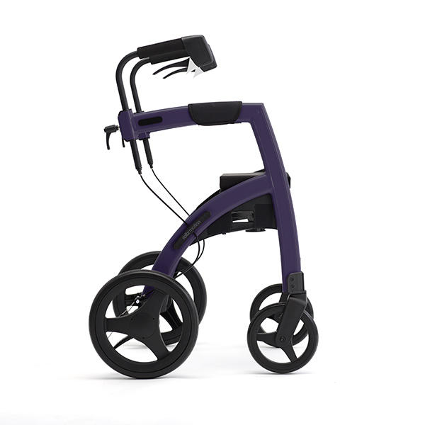 Rollz motion rollator en rolstoel - Donker Paars (demo model nieuw in doos)