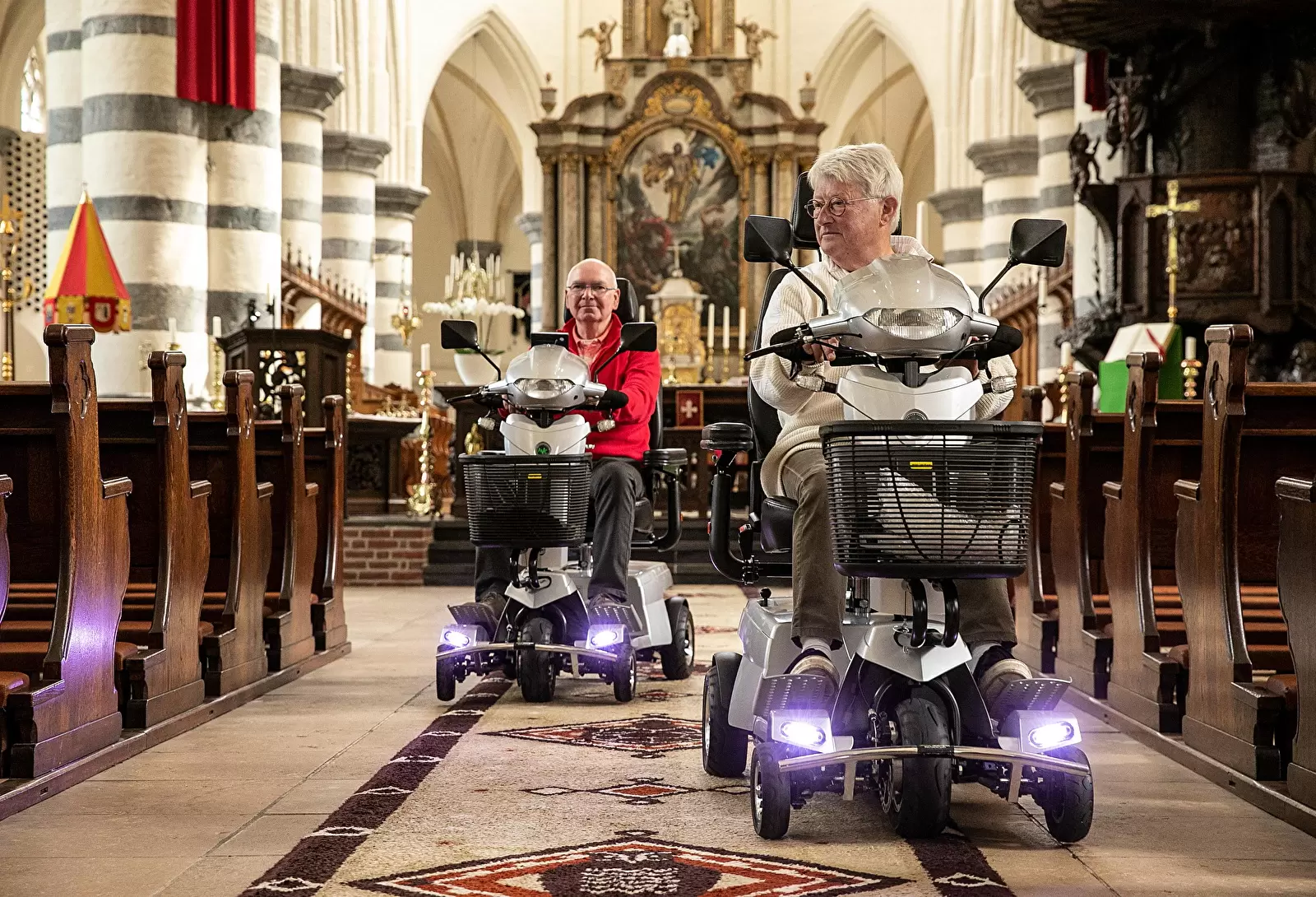 kerk scootmobiel