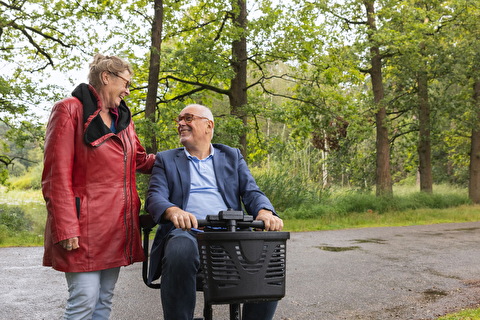 Samen in het bos